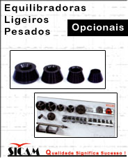 Sicam - Opcionais para equilibradoras de pneus ligeiros, comerciais, pesados e industriais